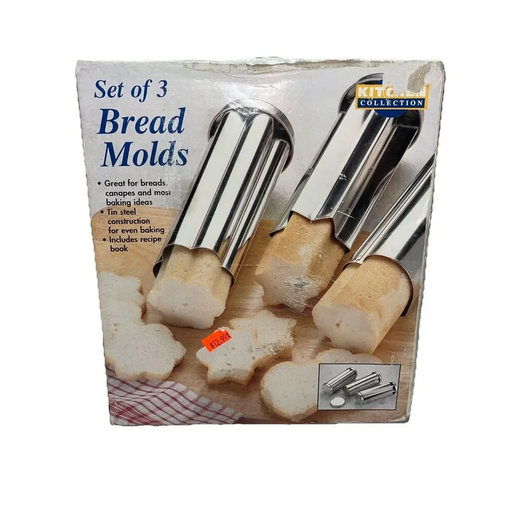Kitchen Collection Bread Molds, Set of 3